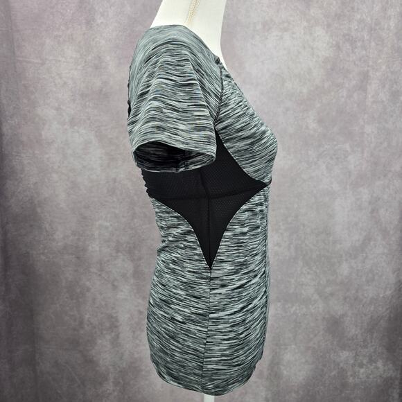 Soybu Gray Black Activewear Sportswear Performance Tshirt Top Extra Small XS - Picture 3 of 6